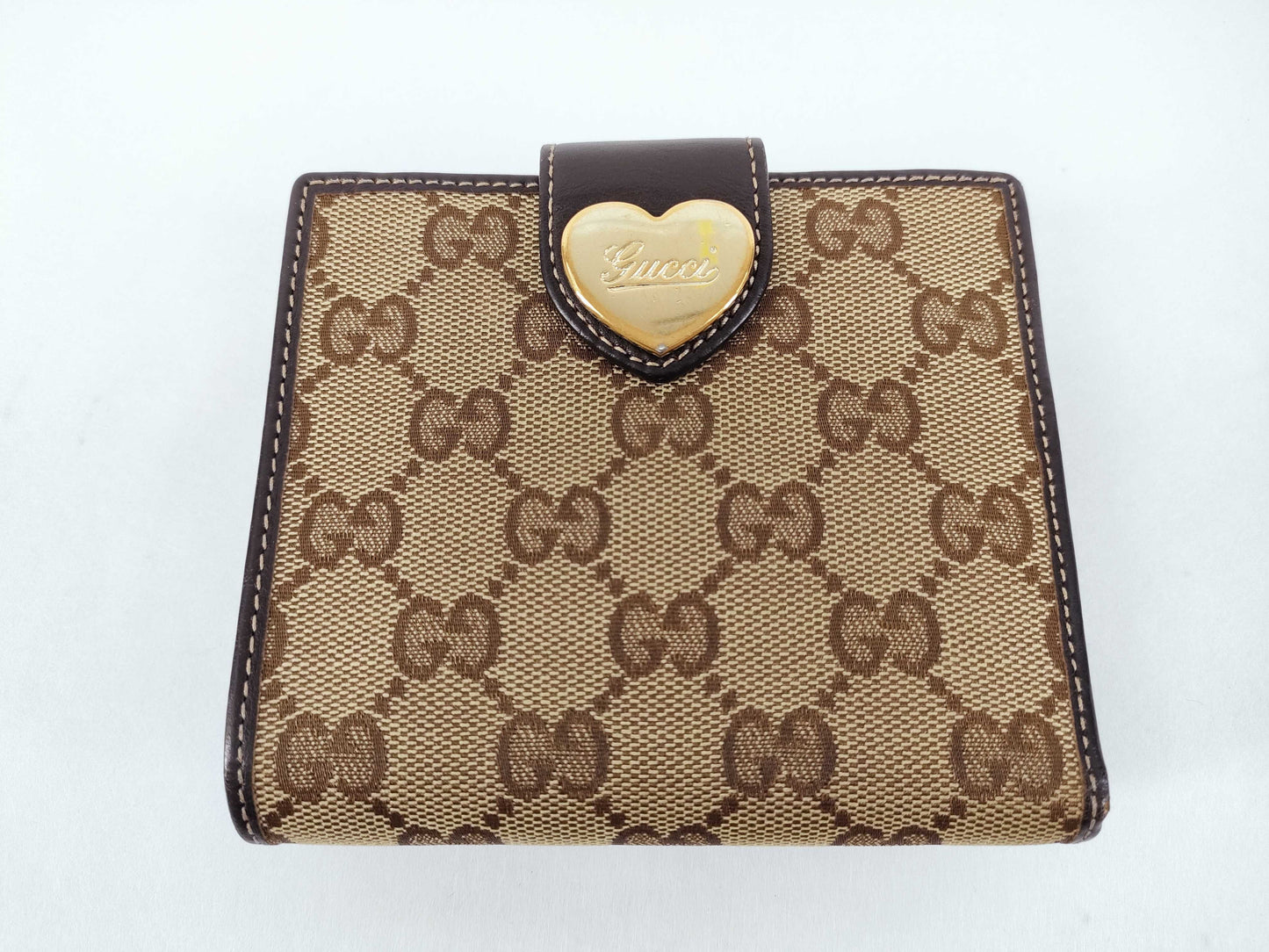 GUCCI GG Canvas Folding Wallet