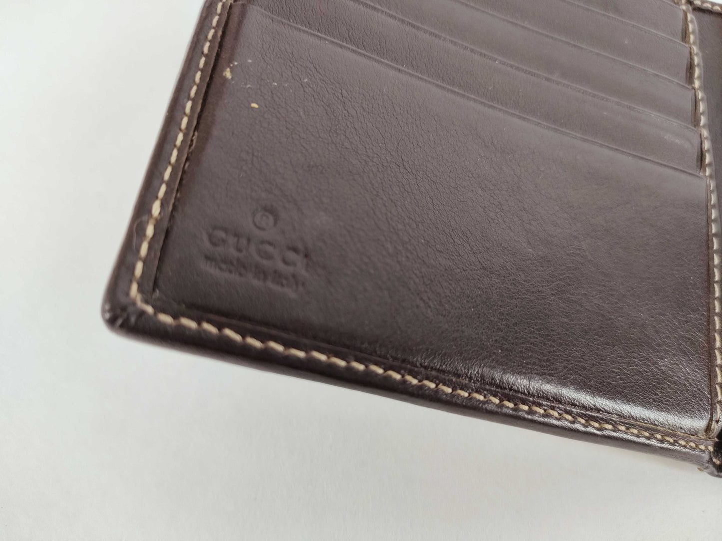 GUCCI GG Canvas Folding Wallet
