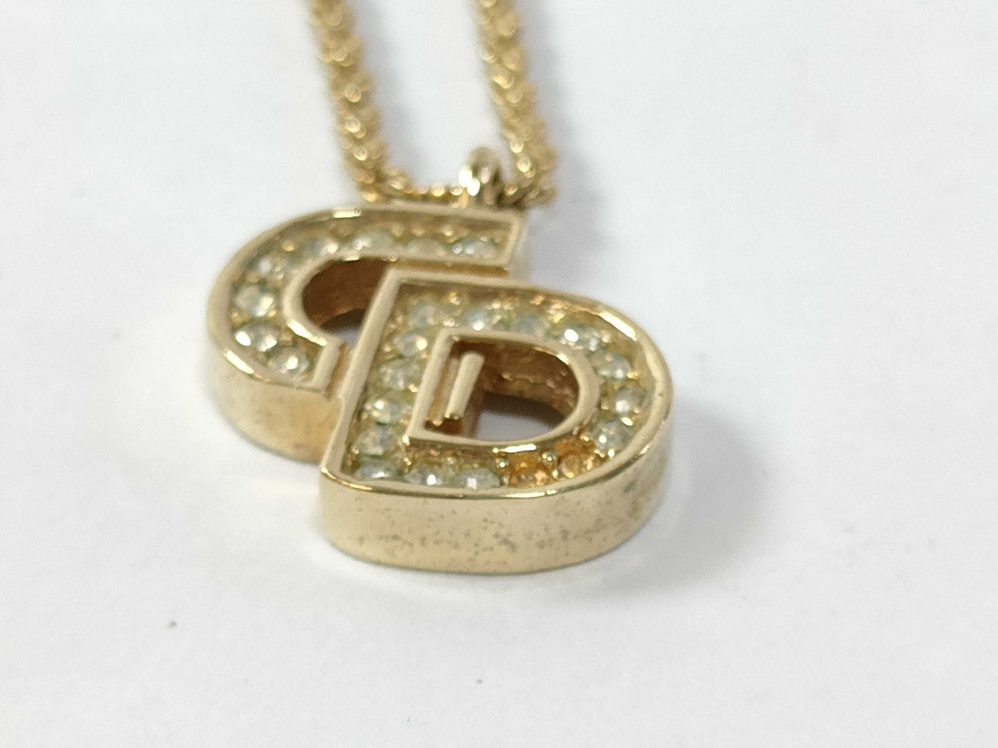 Dior CD Necklace Gold Necklace