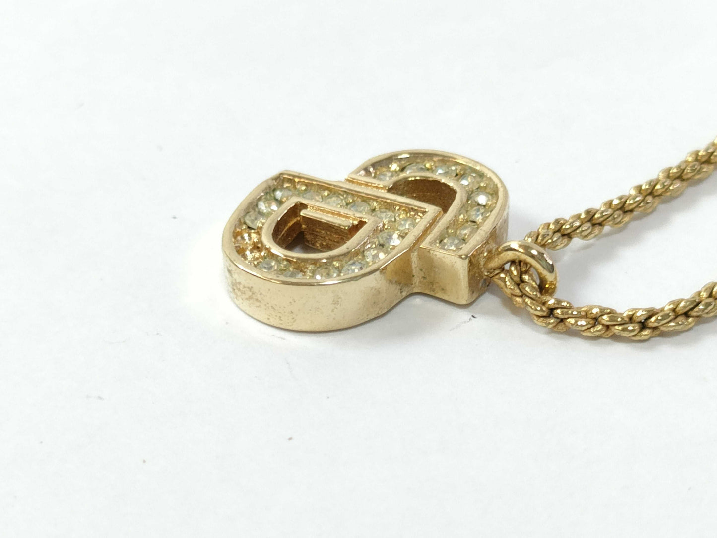 Dior CD Necklace Gold Necklace