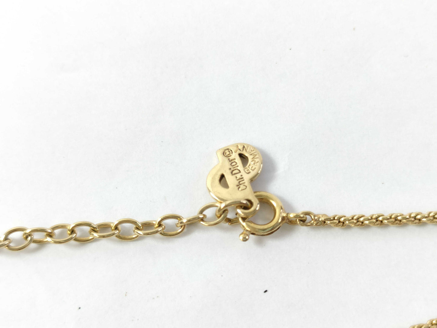 Dior CD Necklace Gold Necklace