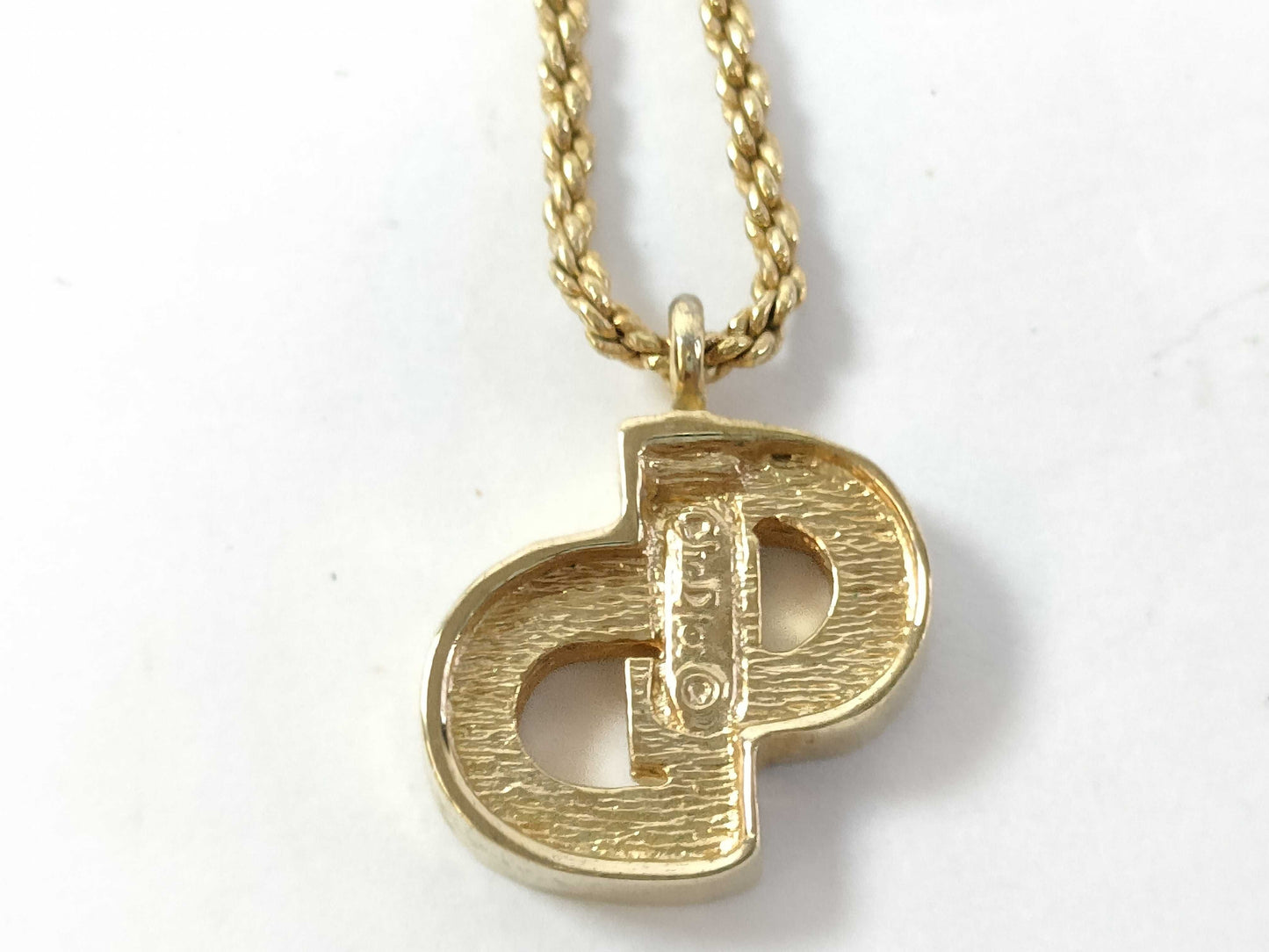 Dior CD Necklace Gold Necklace