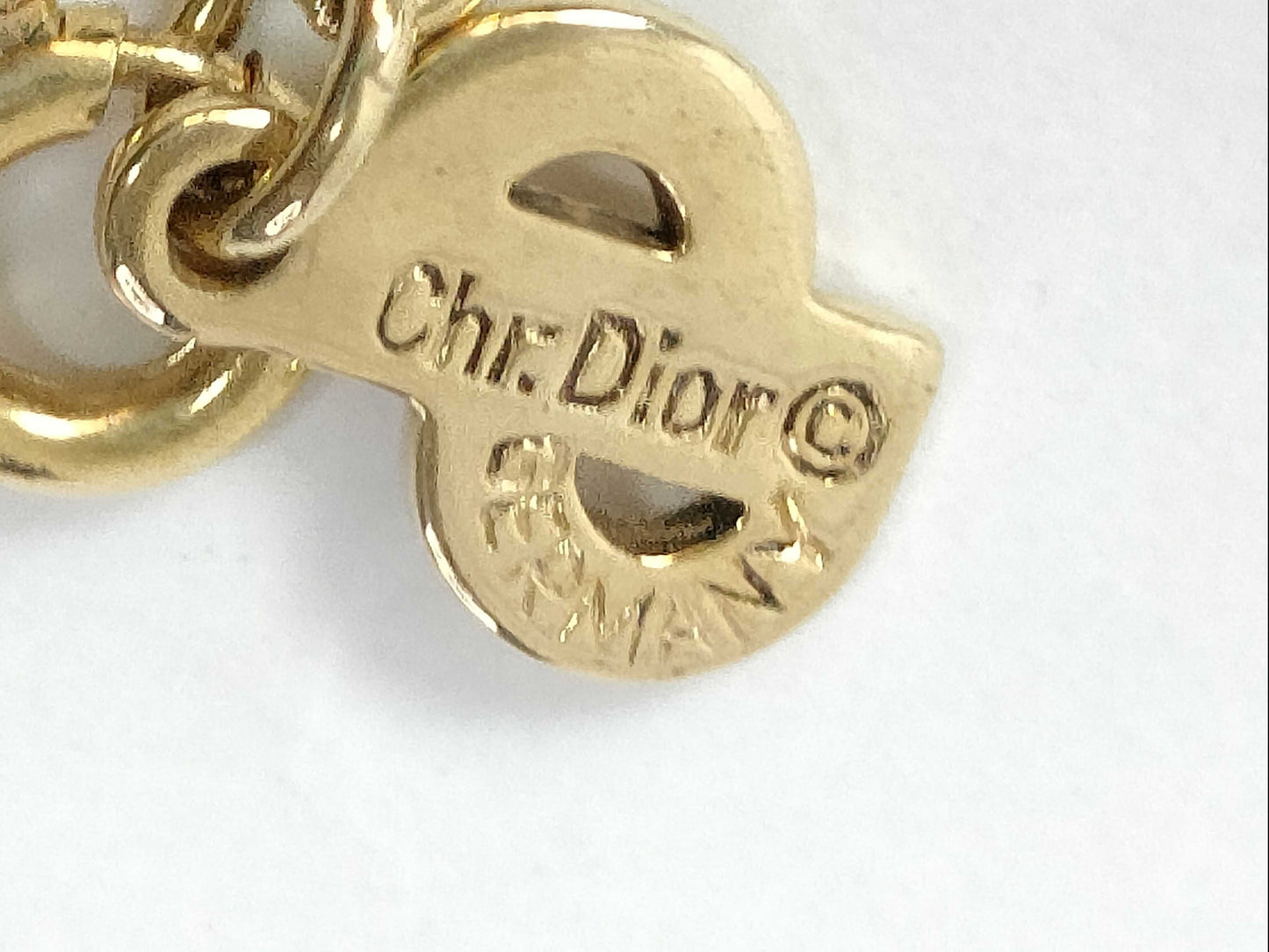 Dior CD Necklace Gold Necklace