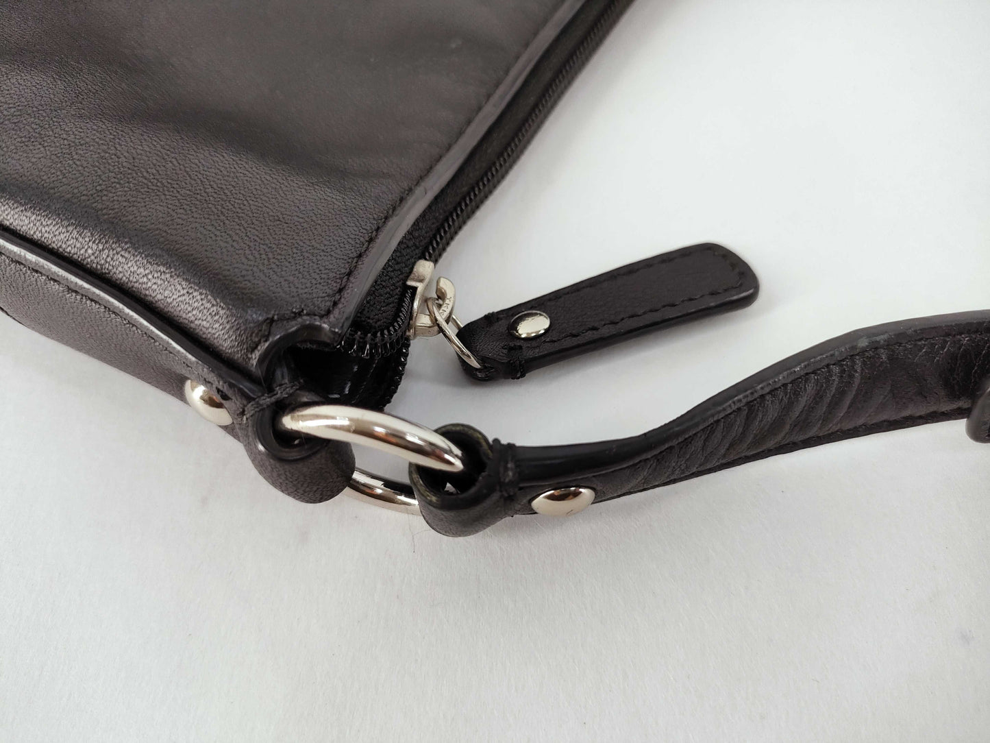 COACH Leather Handbag Black Handbag