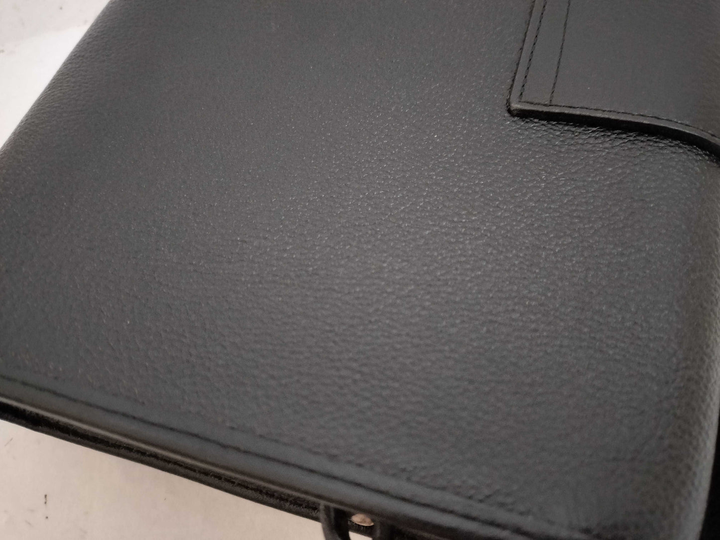 Yves Saint Laurent Cassandra Shoulder Bag in Black Leather