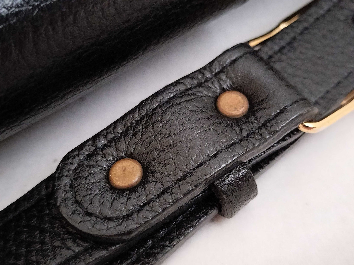 Yves Saint Laurent Cassandra Shoulder Bag in Black Leather