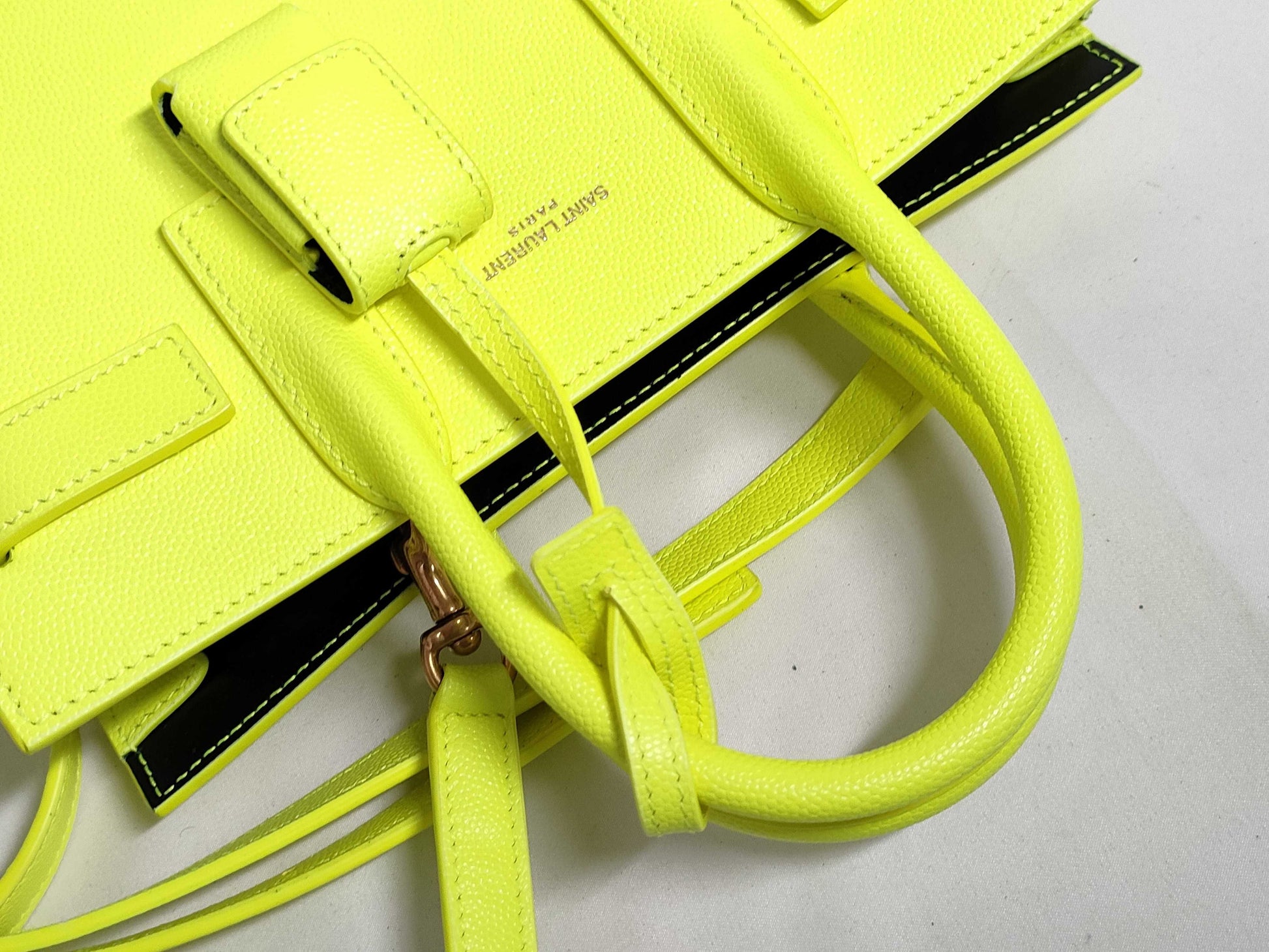 SAINT LAURENT Unused Sac de Sur Nano Handbag with Dust Bag