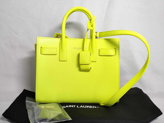 SAINT LAURENT Unused Sac de Sur Nano Handbag with Dust Bag