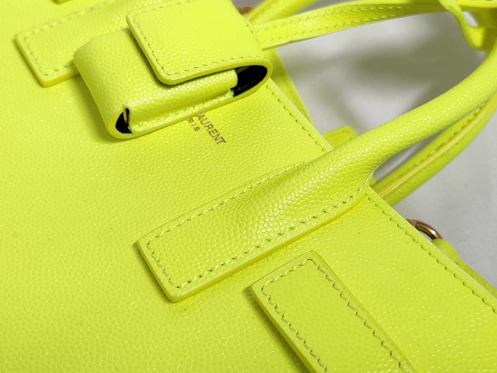 SAINT LAURENT Unused Sac de Sur Nano Handbag with Dust Bag