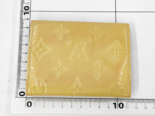 LOUIS VUITTON Vernis Envelope Carte de Visite CA2192 Initial Wallet