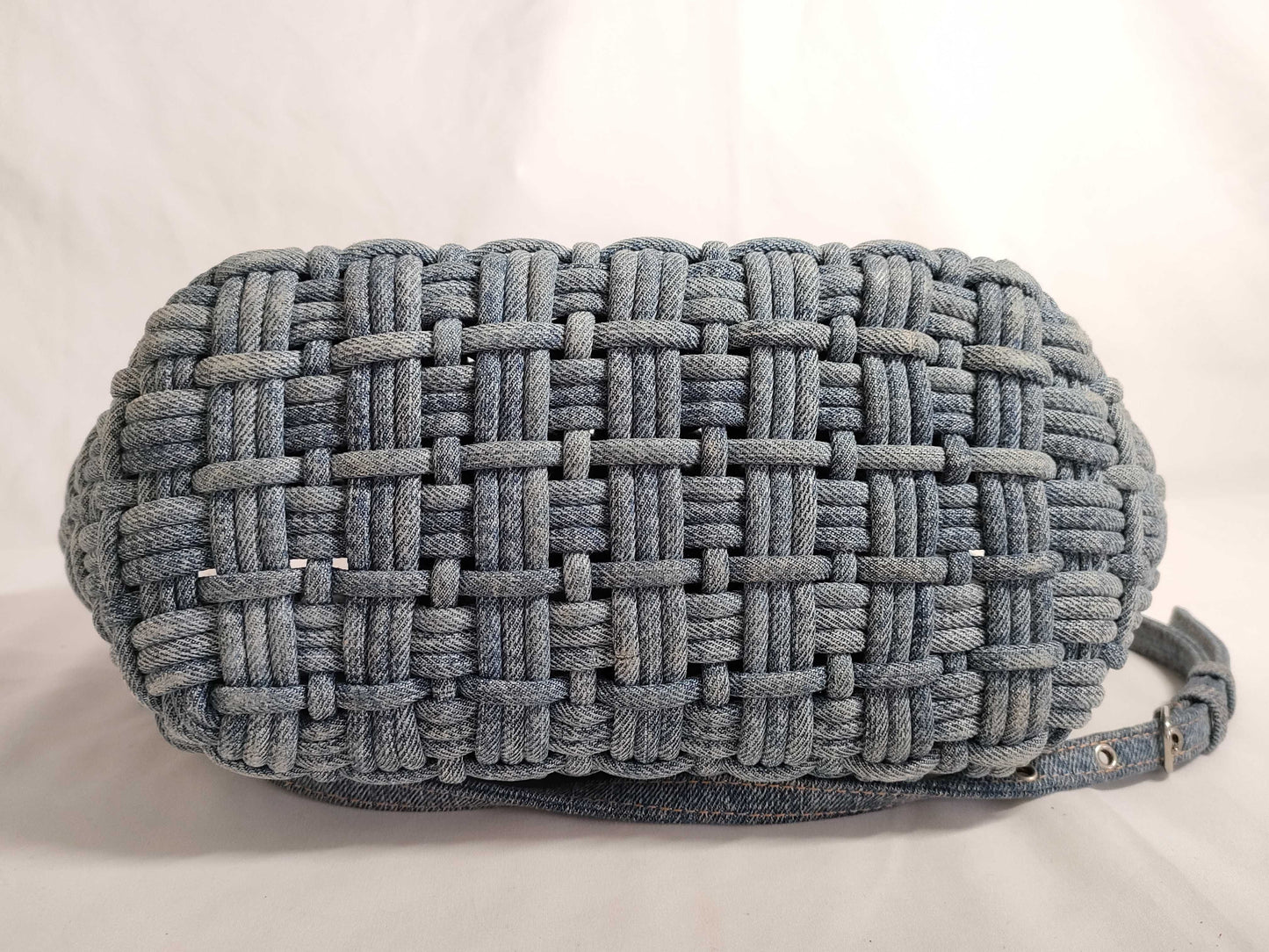 BALENCIAGA Bistro Denim Handbag 671342