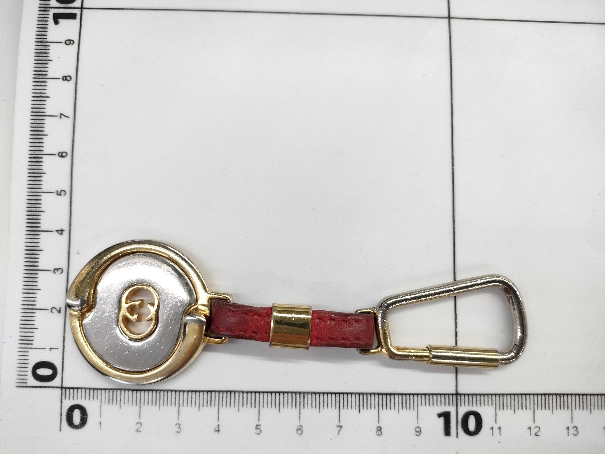 GUCCI Gucci Logo Keychain Key Case Keychain