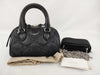 GUCCI GG Matelasse Mini Top Handle Bag, 2-way, Black, Shoulder Bag
