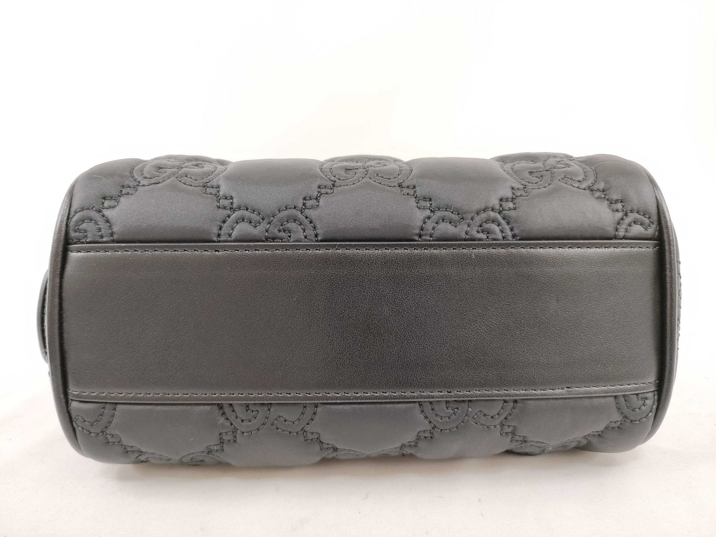 GUCCI GG Matelasse Mini Top Handle Bag, 2-way, Black, Shoulder Bag