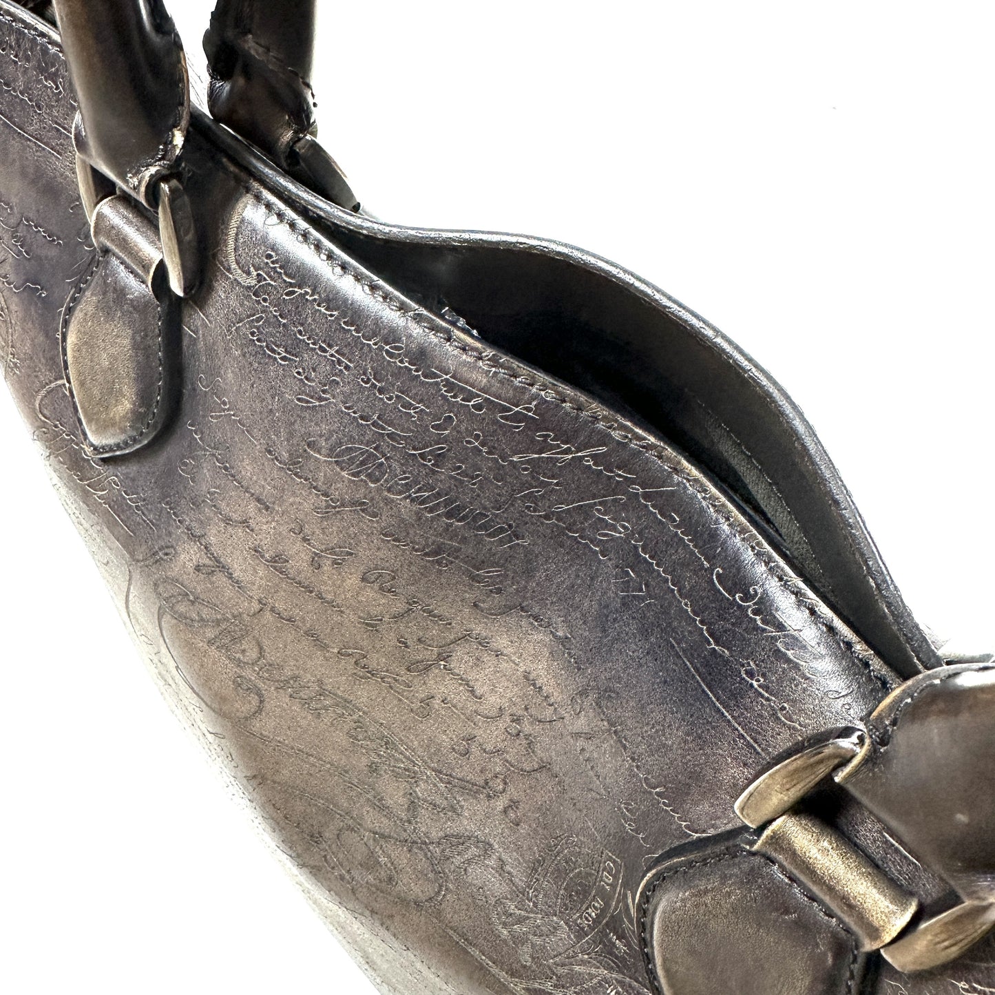 Berluti Calligraphy Scritto Toujour Tote Bag