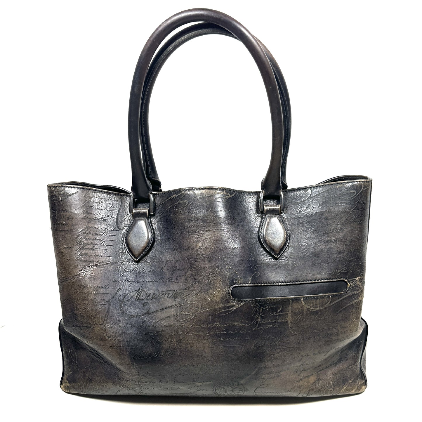Berluti Calligraphy Scritto Toujour Tote Bag