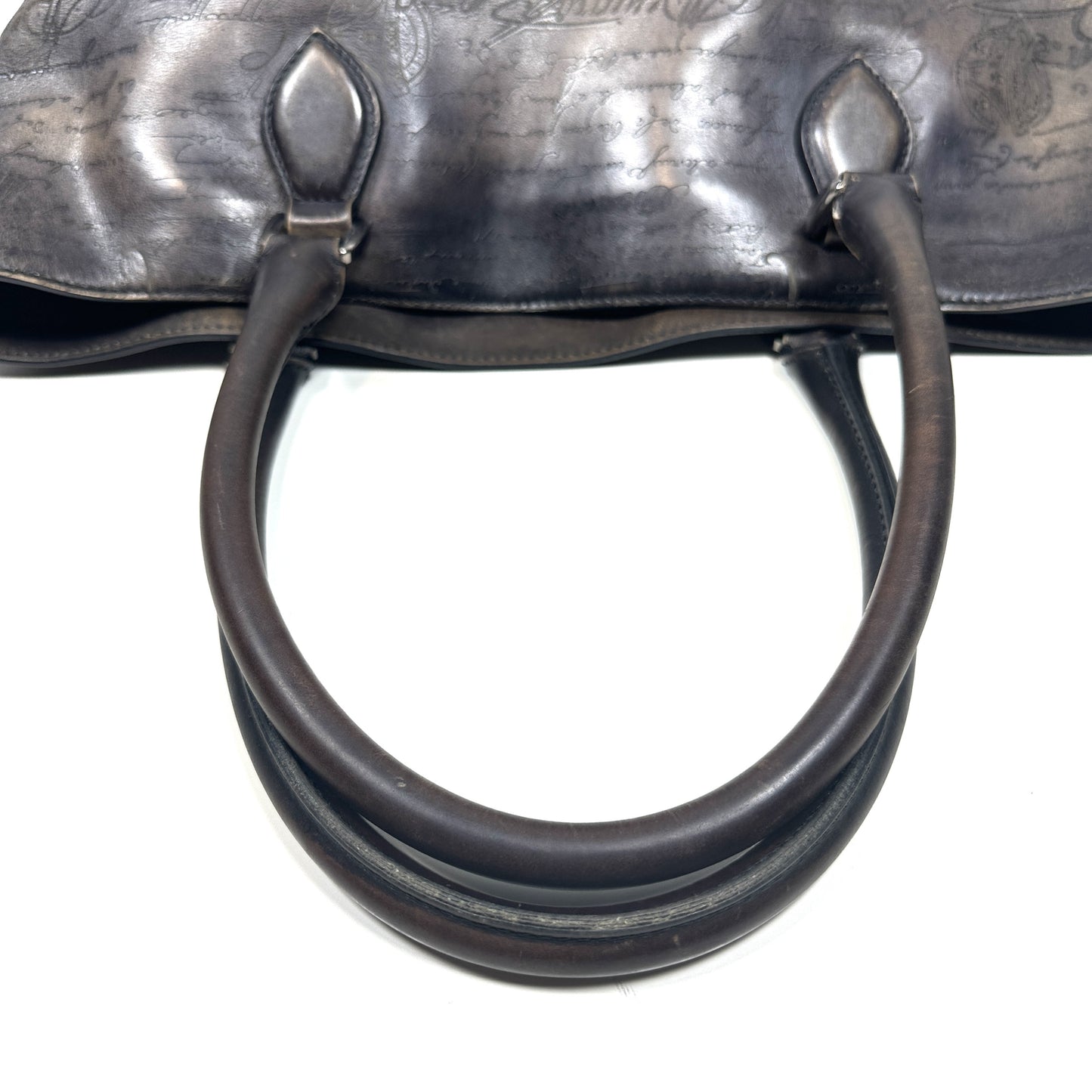 Berluti Calligraphy Scritto Toujour Tote Bag