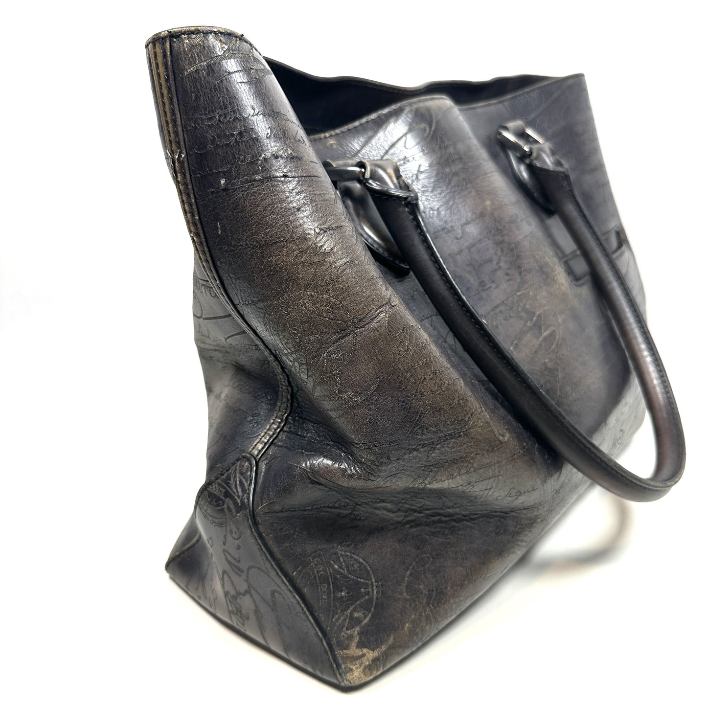 Berluti Calligraphy Scritto Toujour Tote Bag