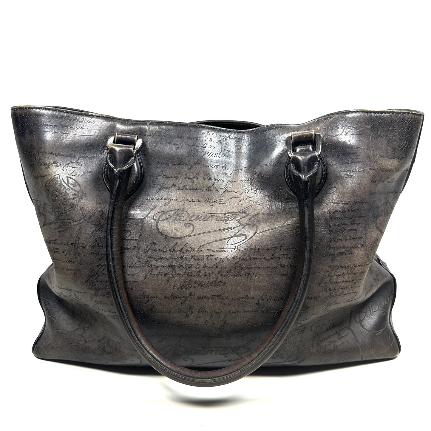 Berluti Calligraphy Scritto Toujour Tote Bag