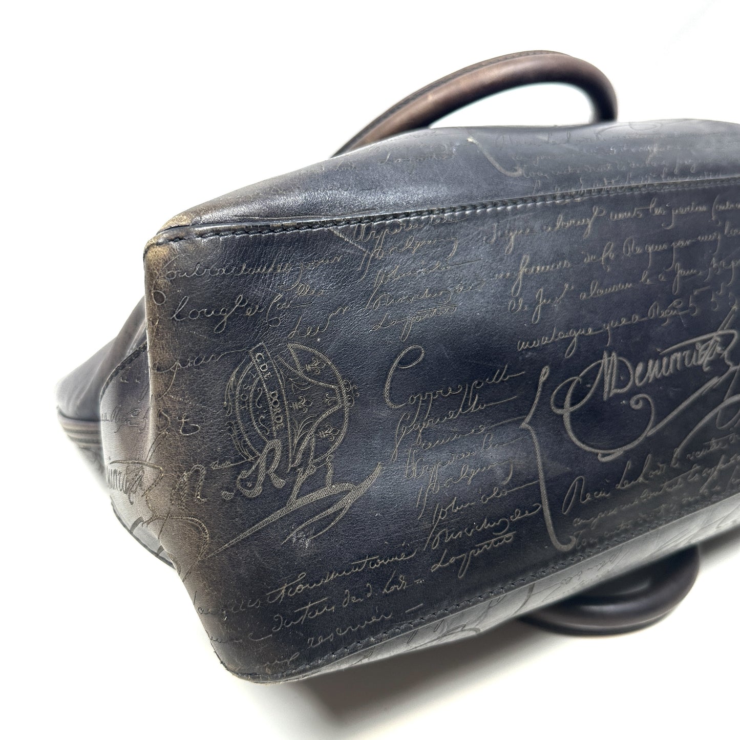 Berluti Calligraphy Scritto Toujour Tote Bag