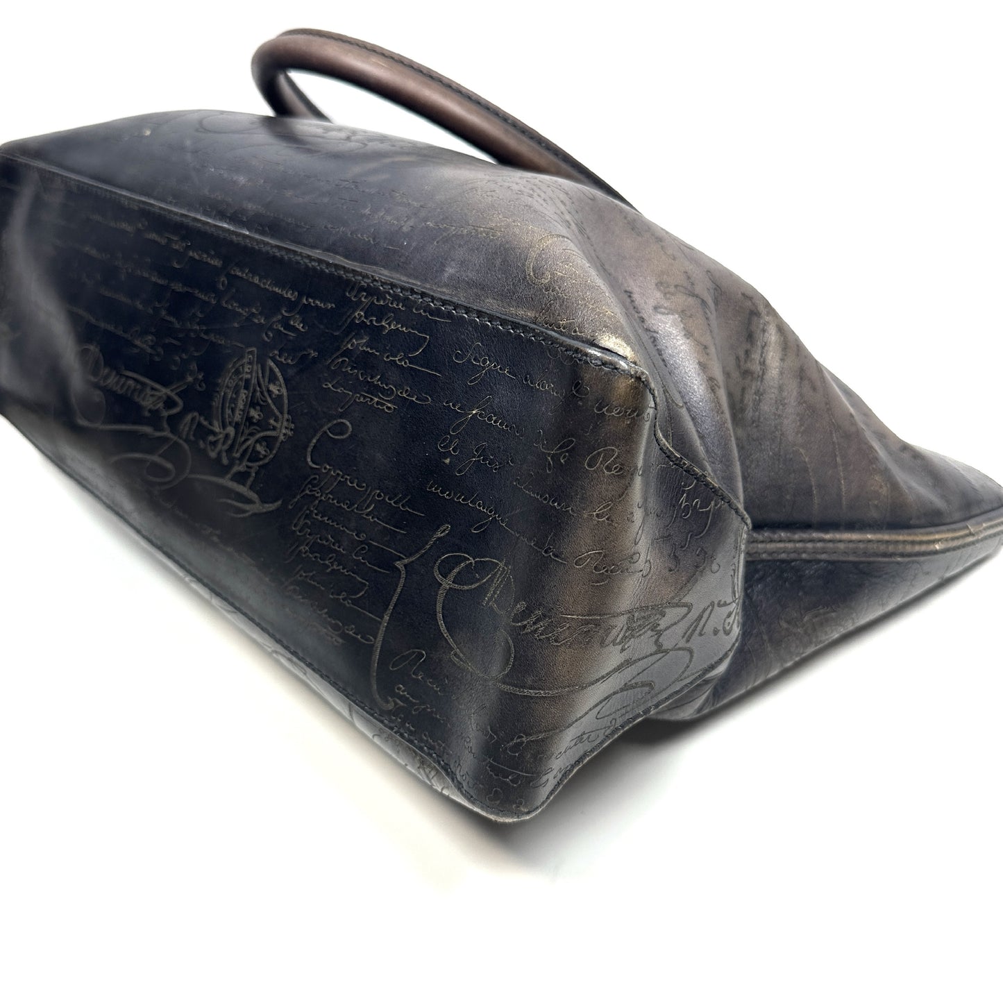 Berluti Calligraphy Scritto Toujour Tote Bag