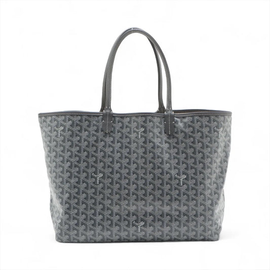 GOYARD Saint Louis PM Herringbone Print Marquee Gray Tote Bag