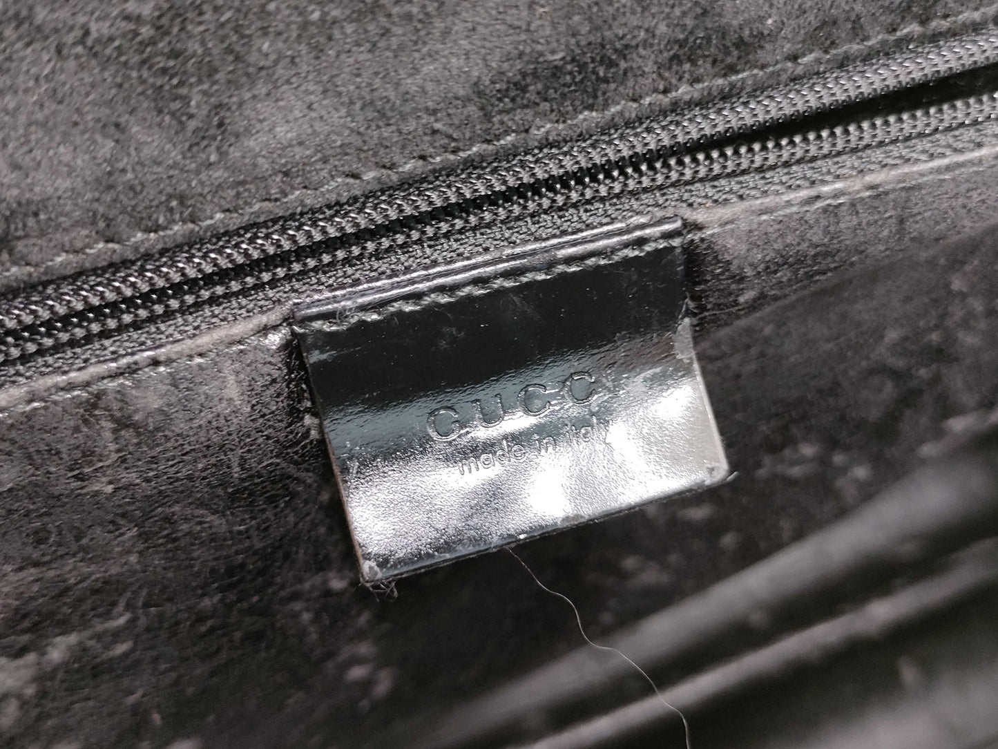 GUCCI Leather One-Shoulder Bag 001 3033