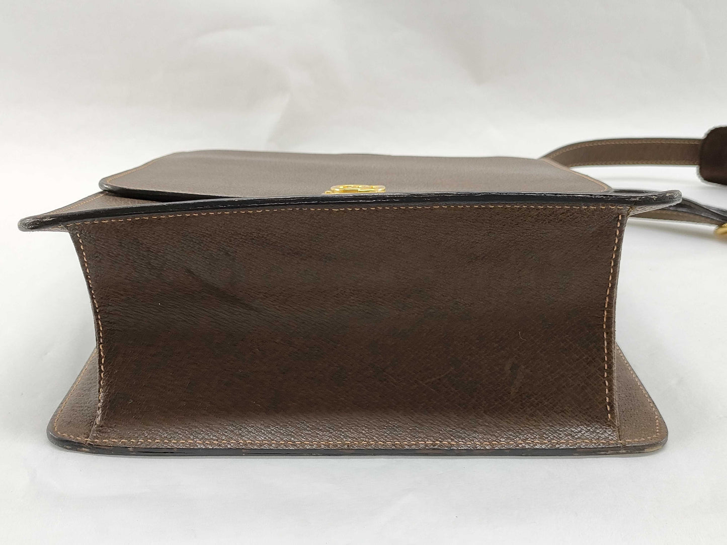 GUCCI Old Gucci Leather Shoulder Bag