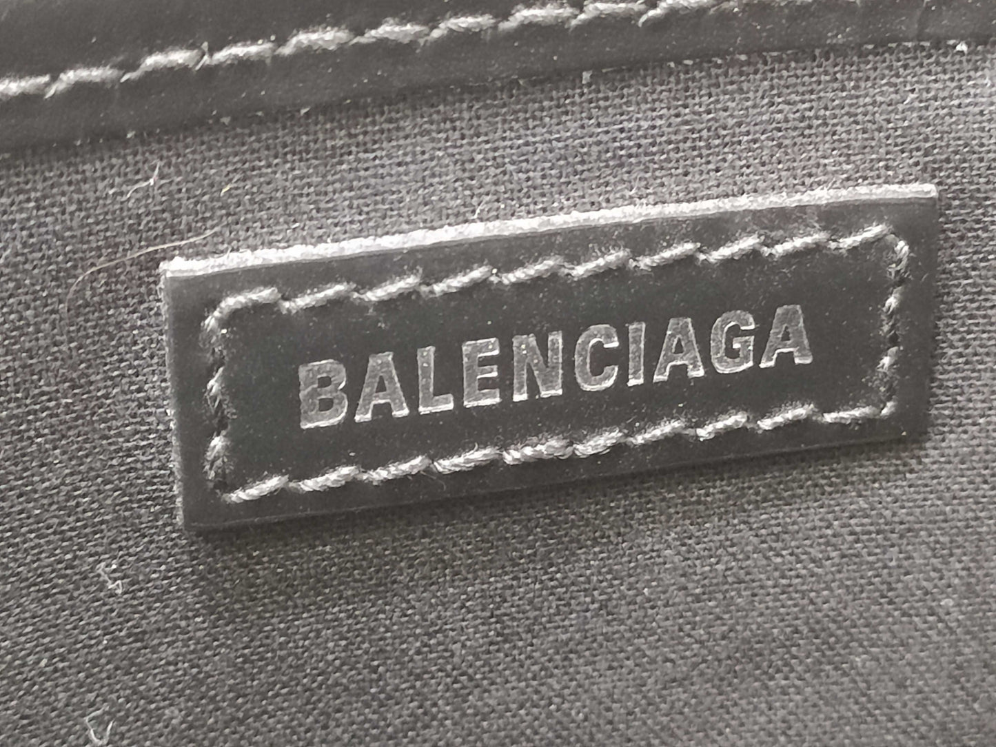 BALENCIAGA Cabas 2-Way Handbag with Pouch