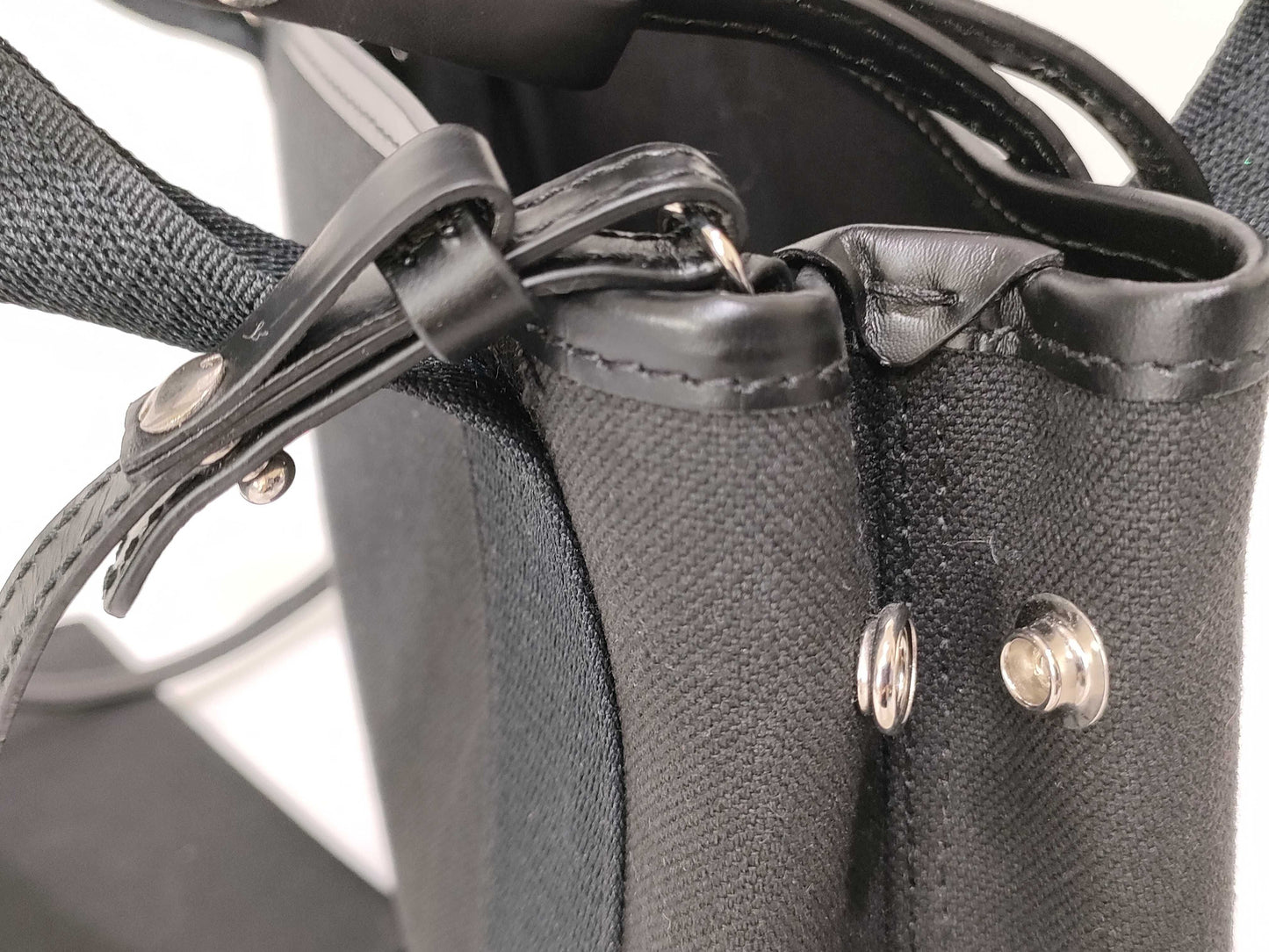 BALENCIAGA Cabas 2-Way Handbag with Pouch