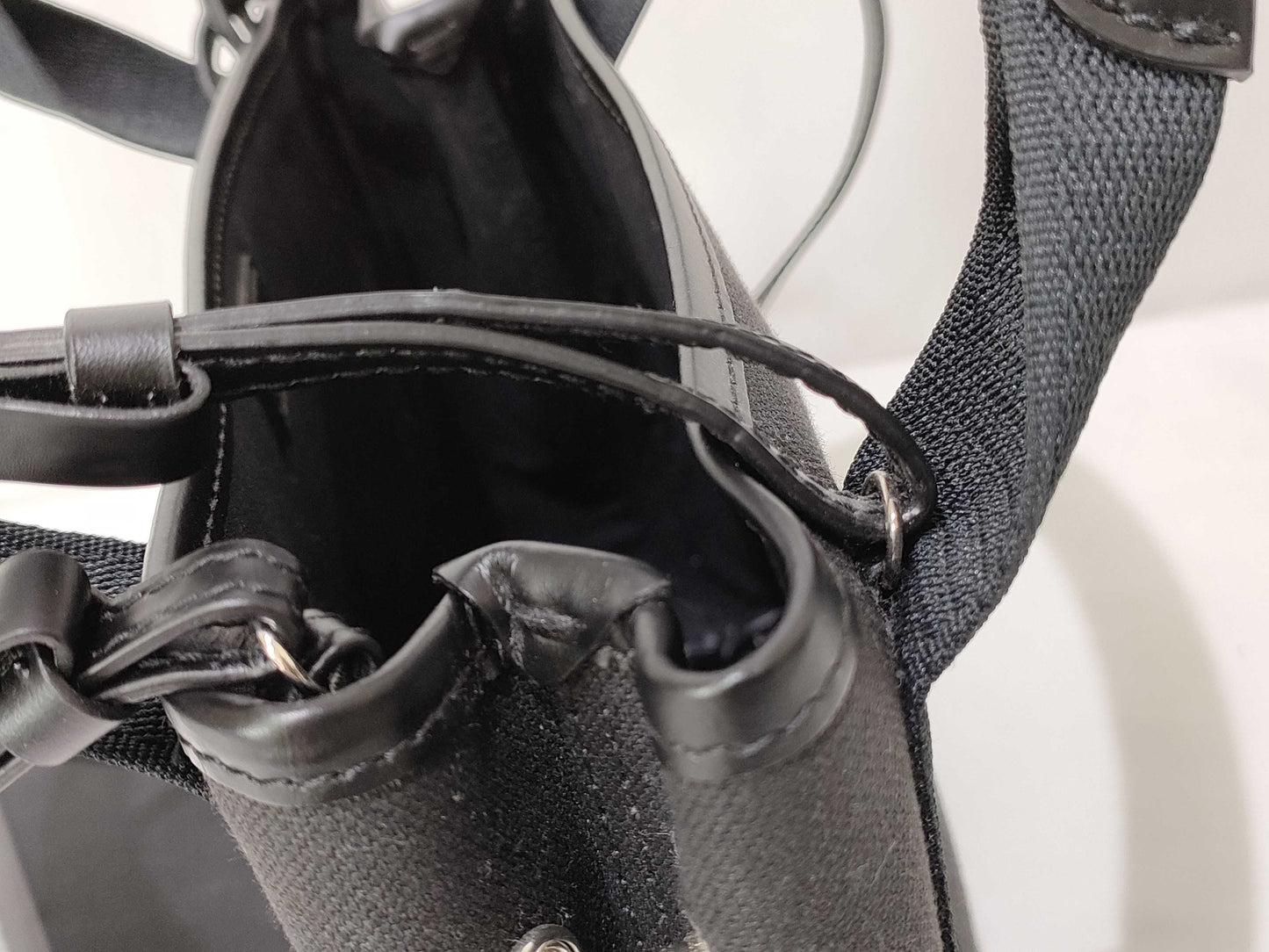 BALENCIAGA Cabas 2-Way Handbag with Pouch