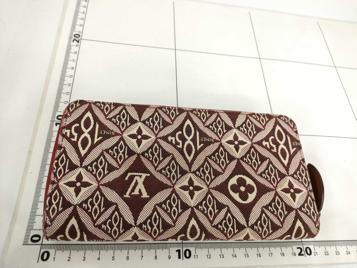 LOUIS VUITTON Jacquard SINCE 1854 Zippy Wallet, 2020, IC Tag, G Hardware, TN3260