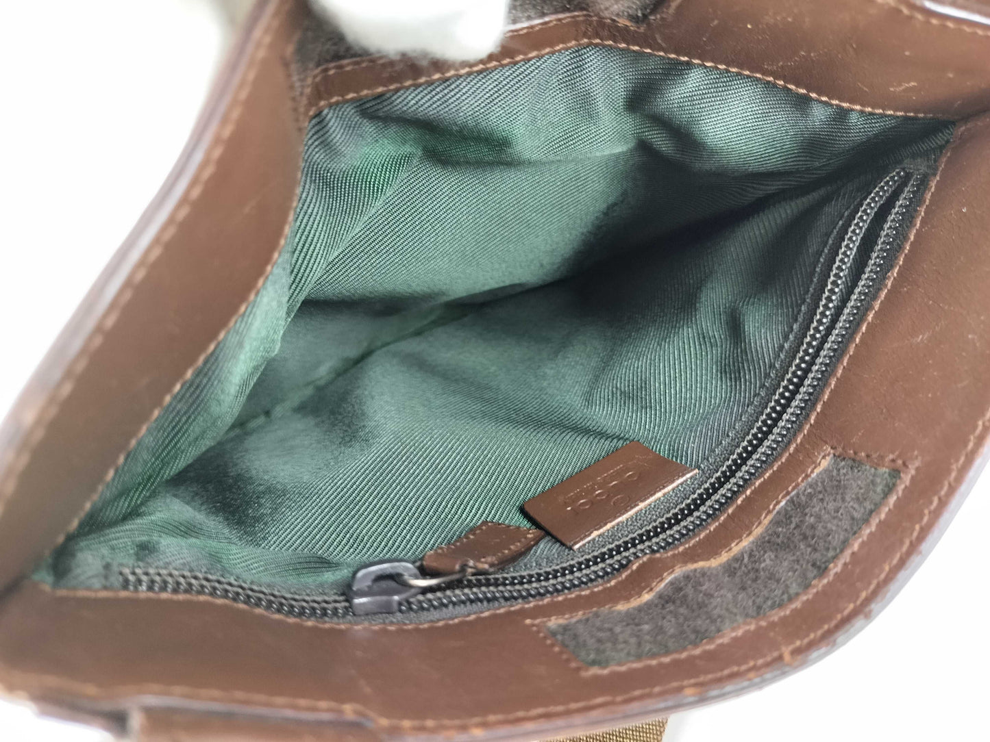 GUCCI GG Canvas GUCCI GG Canvas x Leather Shoulder Bag Shoulder Bag