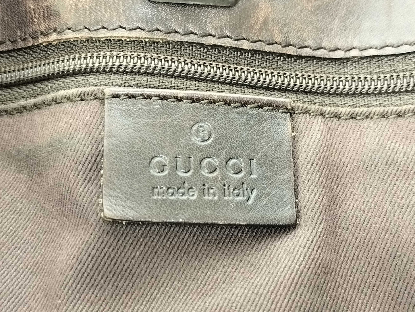 GUCCI GG Canvas GUCCI GG Canvas x Leather Hand Tote Bag Handbag