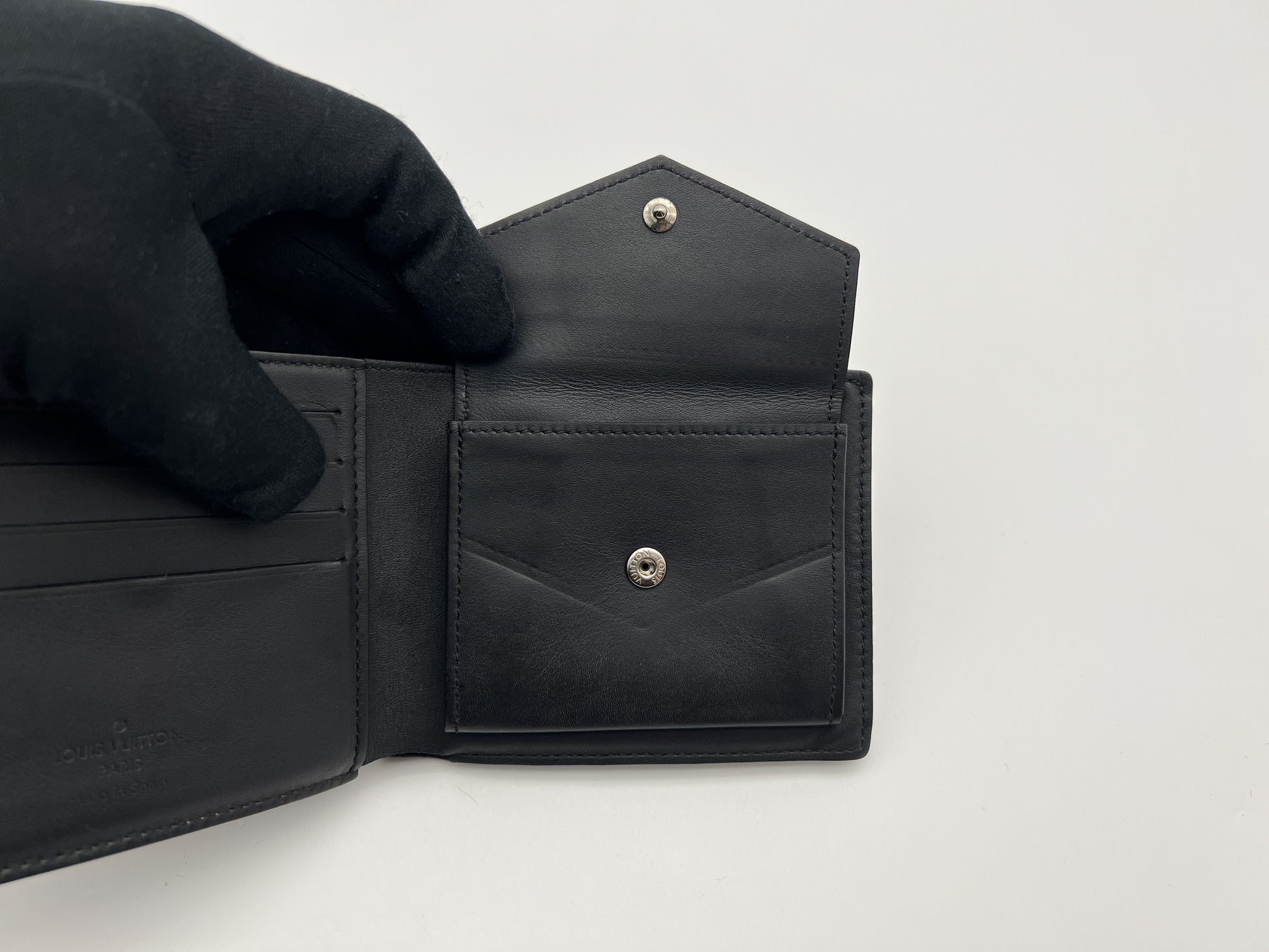 LOUIS VUITTON Louis Vuitton Portefeuille Marco NM Damier Infini Onyx CA3129 Wallet