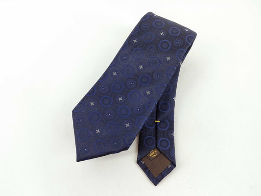 LOUIS VUITTON Monogram Louis Vuitton Monogram Navy Tie Other Accessories
