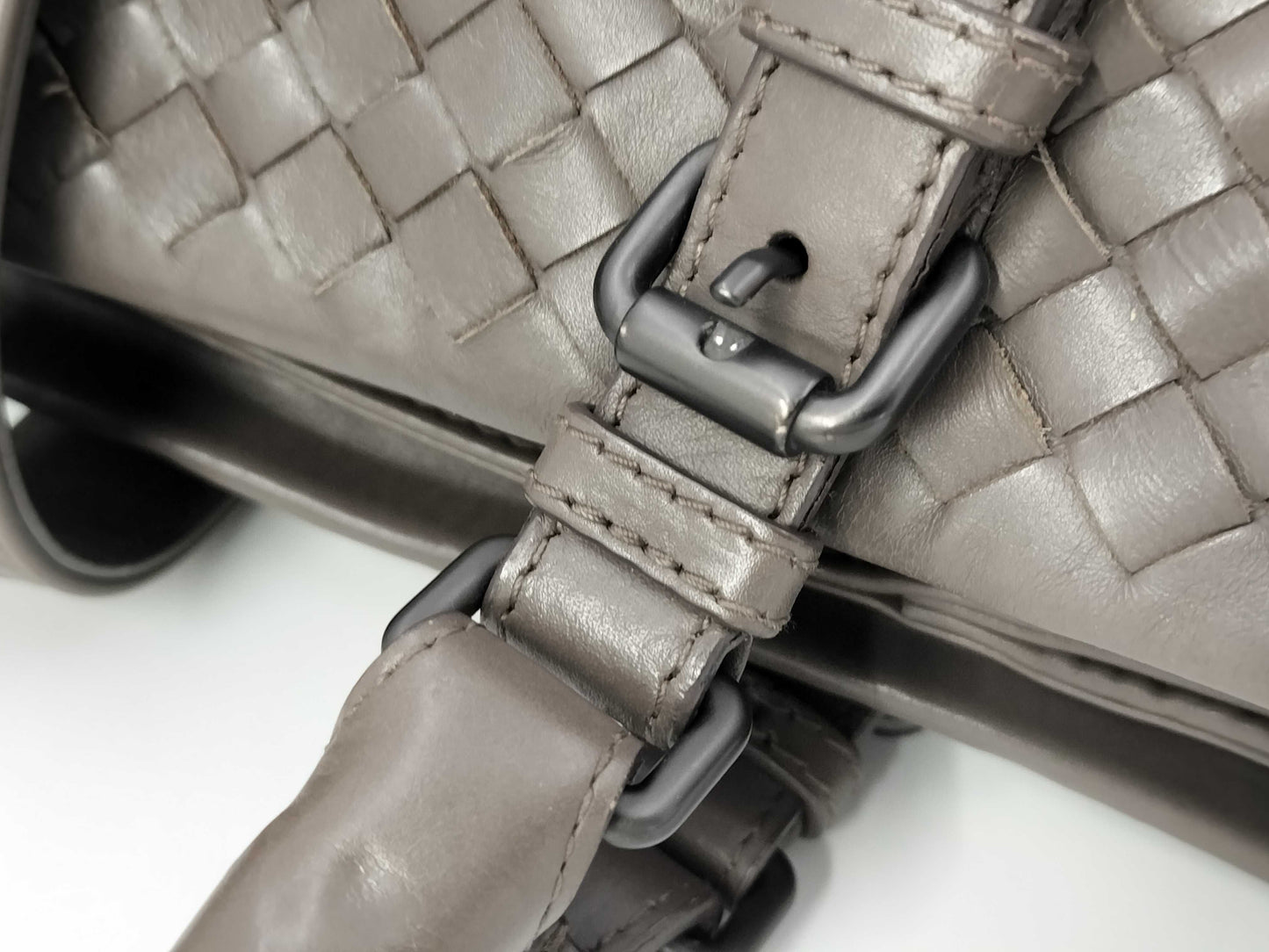 BOTTEGA VENETA Bottega Veneta Intrecciato Gray Handbag