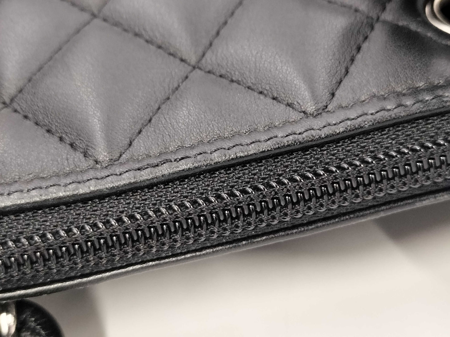 CHANEL Cambon Line Black Lambskin Handbag, No. 10