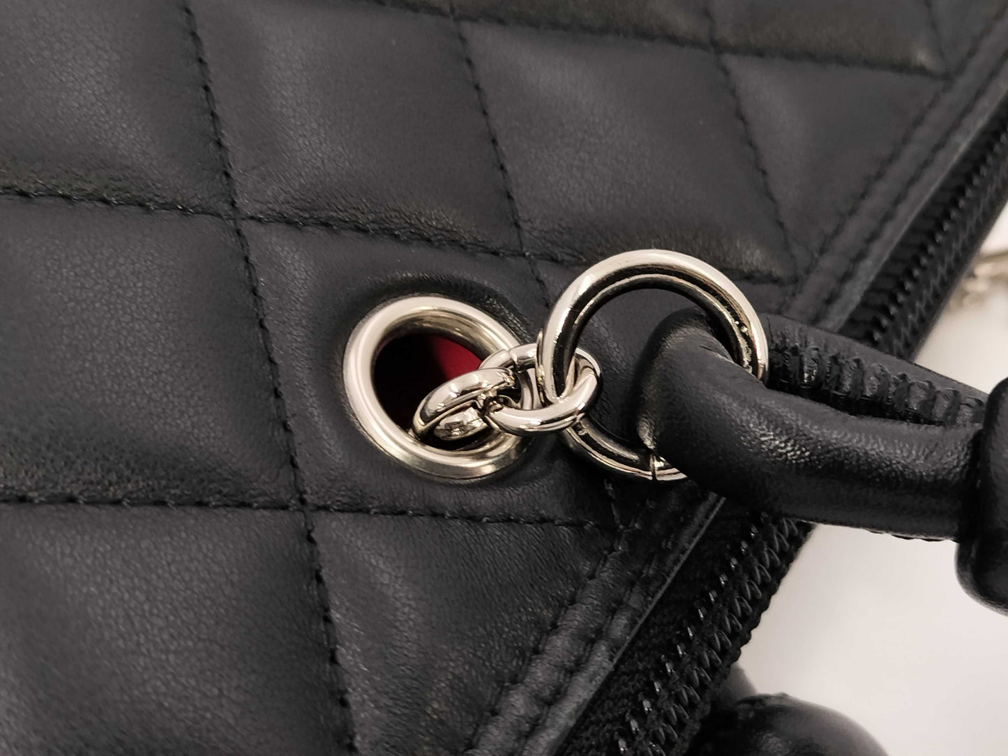 CHANEL Cambon Line Black Lambskin Handbag, No. 10