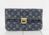 LOUIS VUITTON Monogram Denim Pochette Plat M95007 TH0057 Clutch Bag