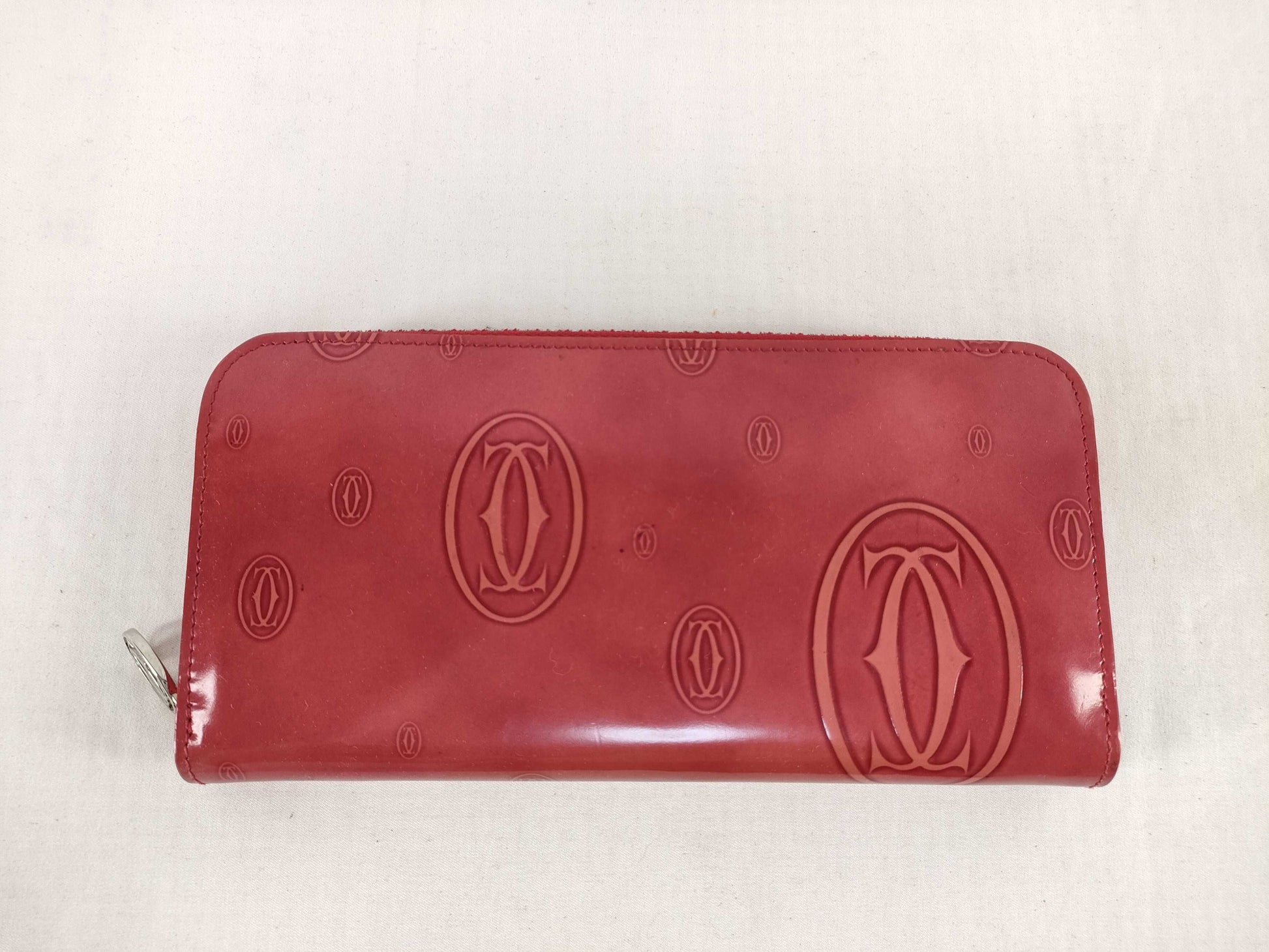 Cartier Happy Birthday Zippy Wallet Long Wallet with Box