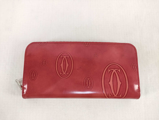 Cartier Happy Birthday Zippy Wallet Long Wallet with Box