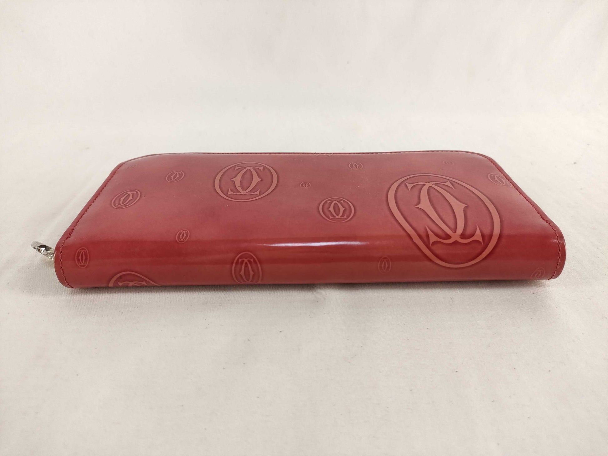 Cartier Happy Birthday Zippy Wallet Long Wallet with Box