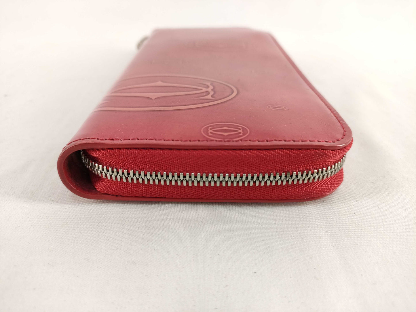 Cartier Happy Birthday Zippy Wallet Long Wallet with Box