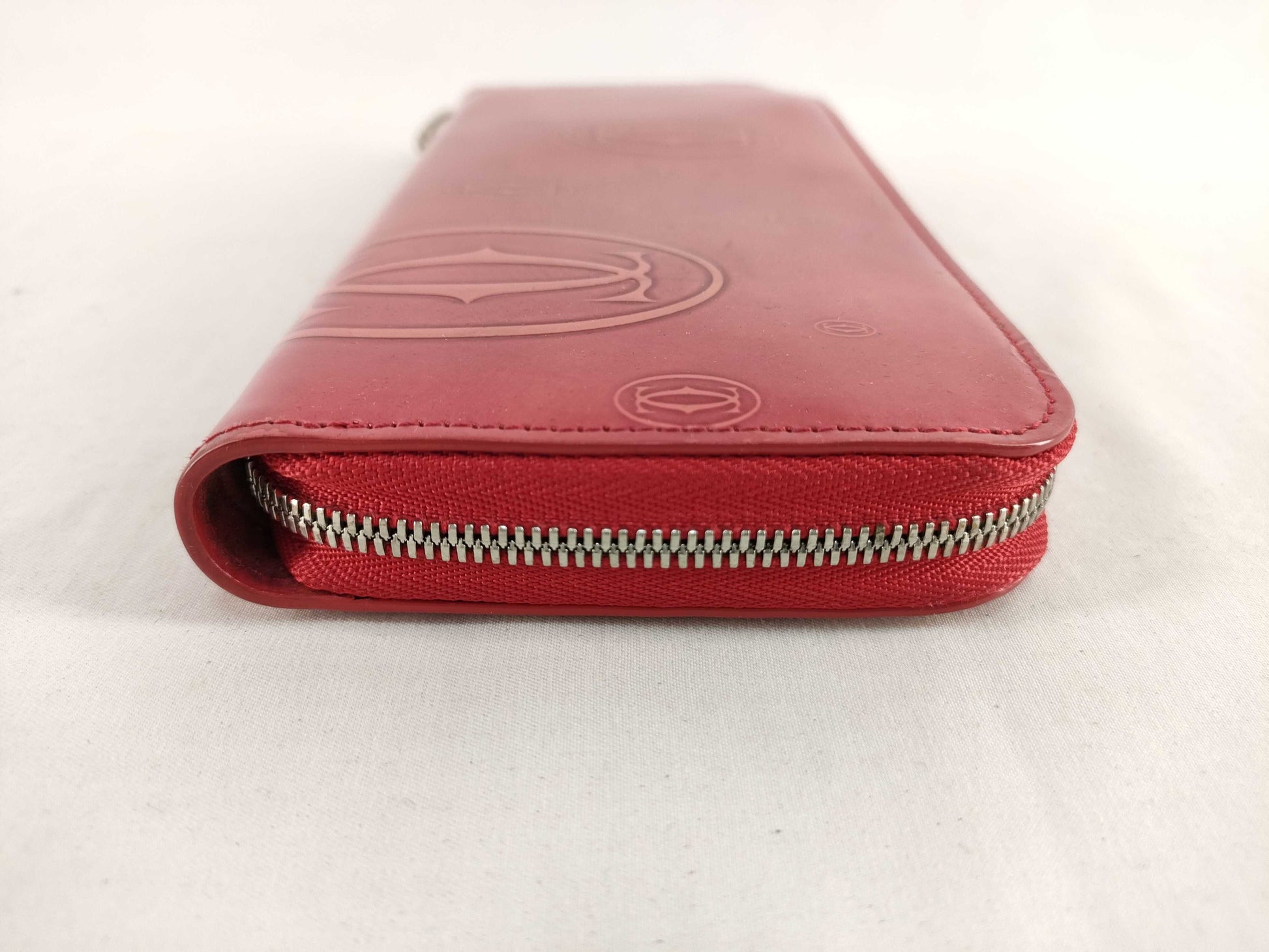 Cartier Happy Birthday Zippy Wallet Long Wallet with Box
