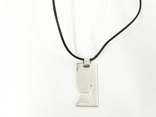 GUCCI Gucci Silver Plated Necklace Pisces SV925 Necklace