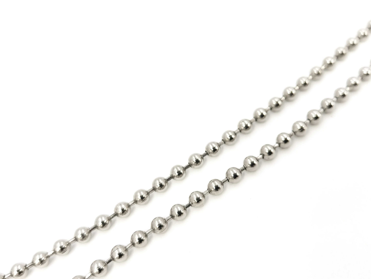 GUCCI Gucci Ball Chain Plate Bar Necklace SV925 Necklace