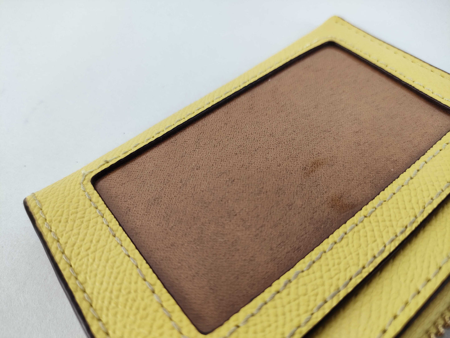 COACH Leather Compact Wallet and Coin Case Set