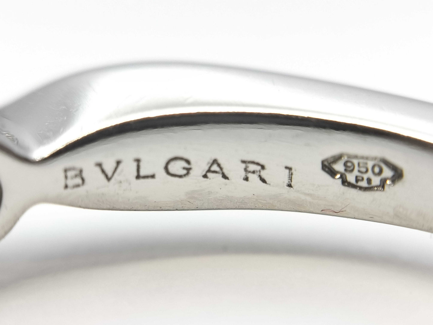 BVLGARI Dedicata Venezia Diamond PT950 4.3g Ring
