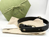 GUCCI 695256 Interlocking G #L Pet Supplies Collar Pet Collar Leather Black Other Accessories